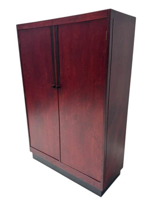 Art Deco Modernist Armoire by A.H. Jansen for L.O.V. Oosterbeek, 1920s
